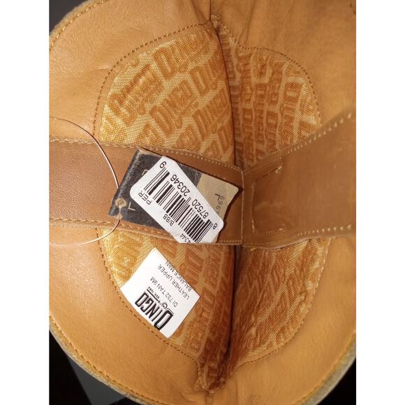 Dingo Poppy women's Flower Embroidery Studded leather cowgirl boots Tan Size 9 - Picture 10 of 11